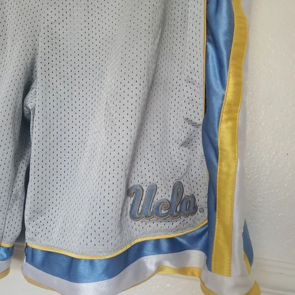 UCLA  Basketball Shorts Colosseum Athletics Men’s Size XL Gray UCLA Blue Yellow